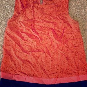 LOFT Small Orange tank with white dots